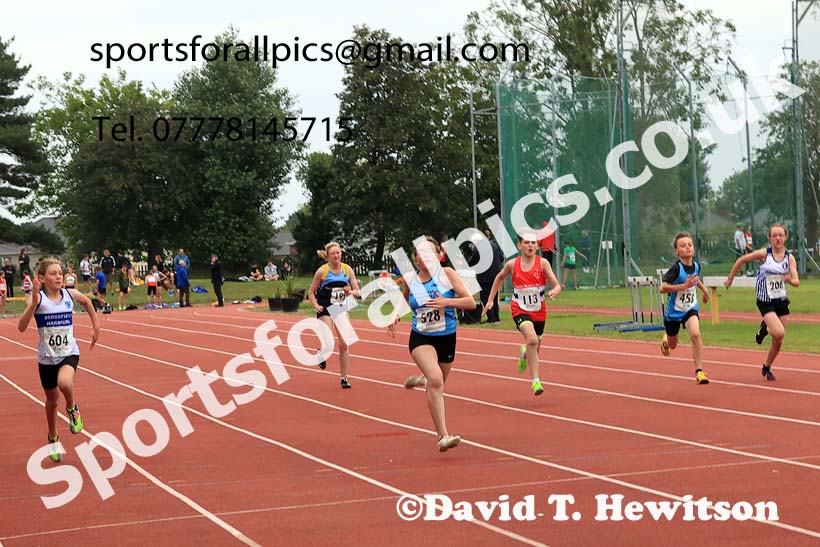 100 metres, 2025 NEGP No 5 Monkton, Wednesday, July 23rd. Photo: David T. Hewitson/Sports for All Pics